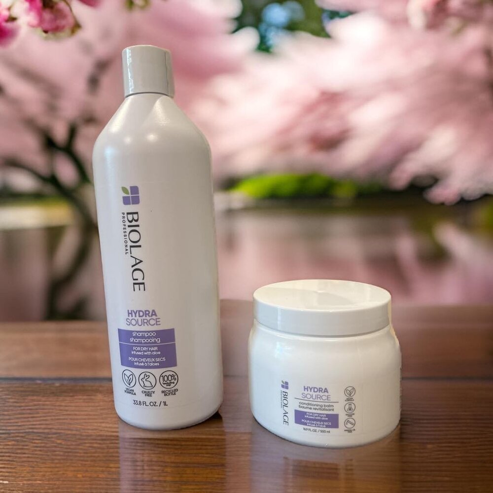 Biolage Hydra Source Shampoo Conditioning Balm. Value Set